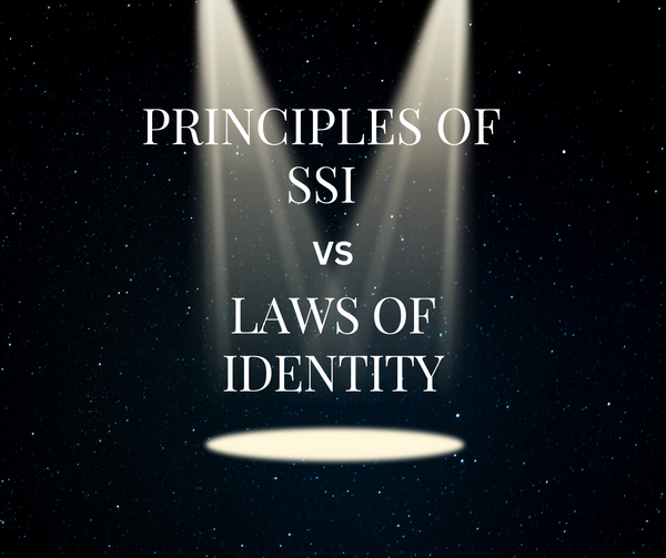 A comparison of Christopher Allen’s Principles of Identity and Kim Cameron’s Laws of Identity